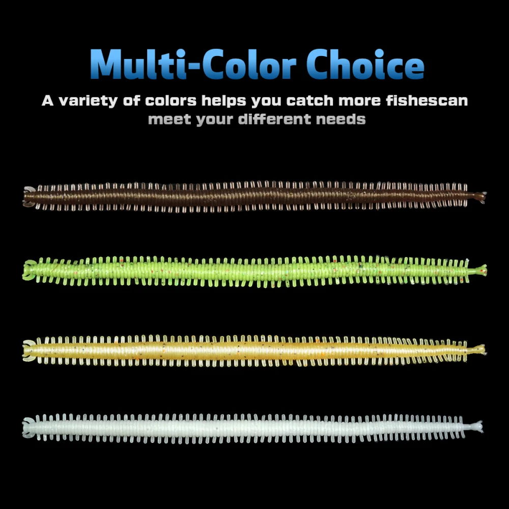 Gusanos de pesca Waterboy Softbait – Señuelo suave ideal para mar - imagen 5