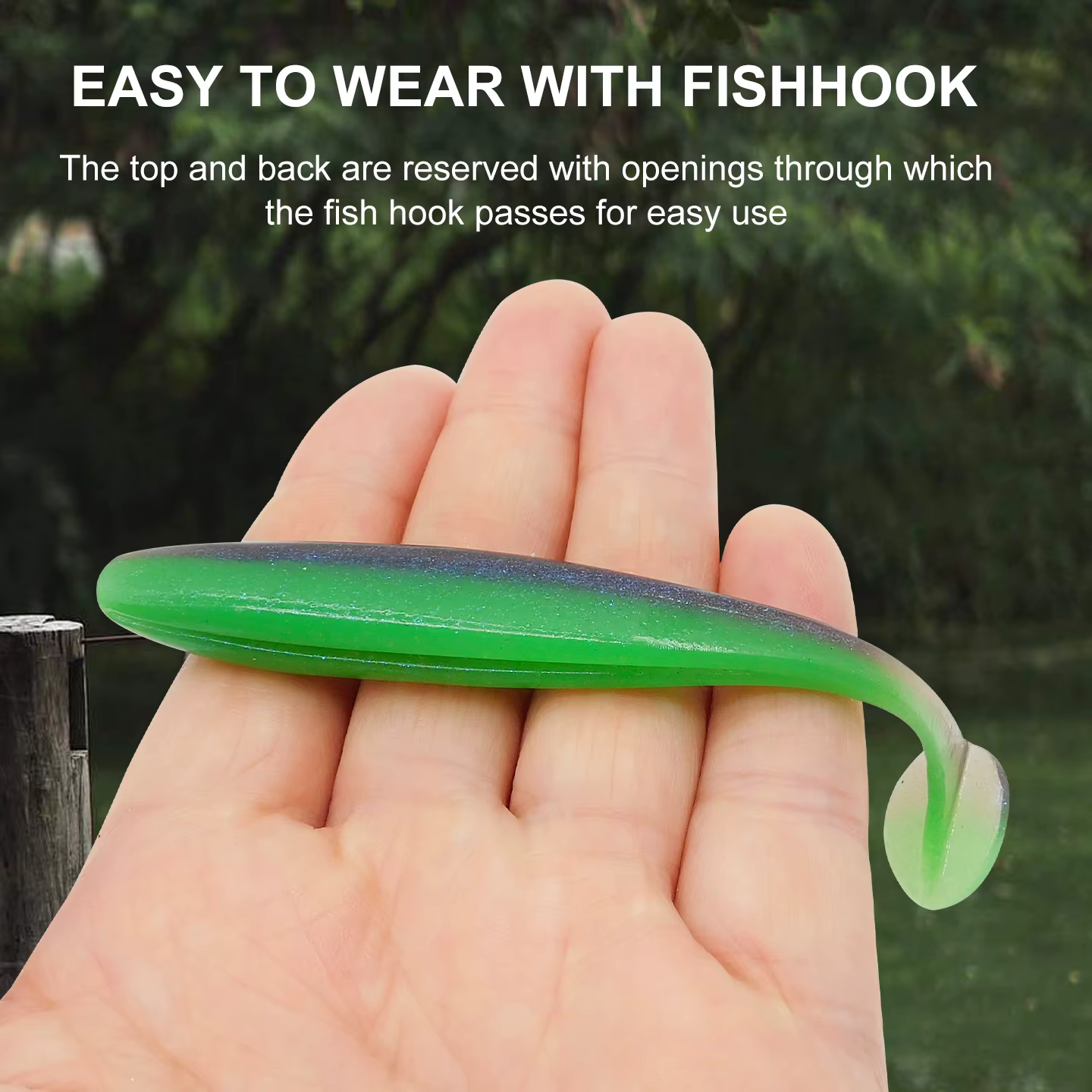 ESFISHING Easy Shiner: cebo blando para lucio, perca y zander - imagen 4