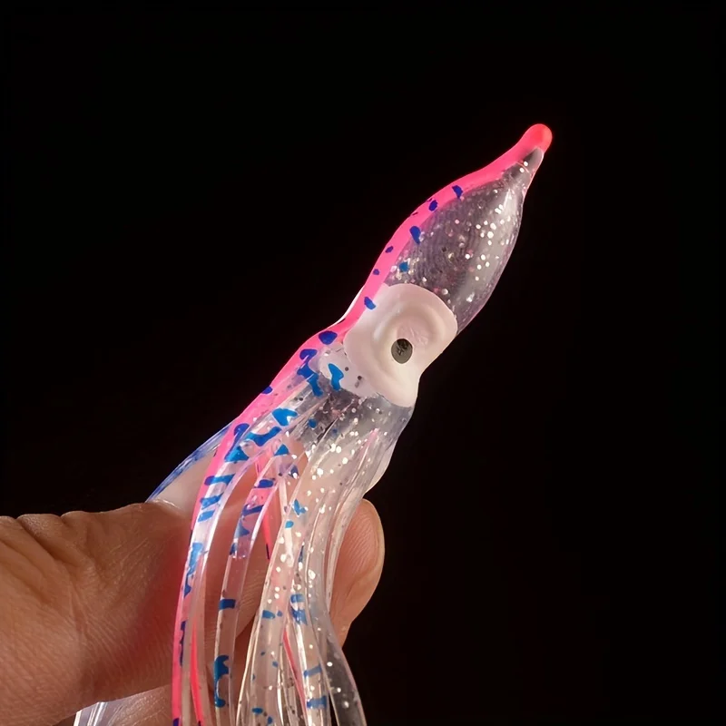 Jooyoo-Paquete de cebos de pulpo, cebo biónico de calamar suave, 12cm/4,72 En 4G, perfecto para pesca al aire libre, 5 unidades por lote - imagen 5