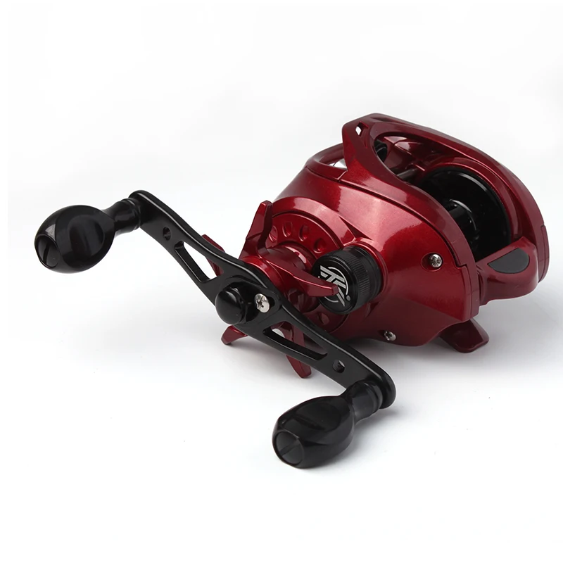 Kawa-mango de carrete de pesca con mango de Metal, perillas de aleación, traje de carrete de pesca de fundición D/S para accesorio de aparejos de promoción, 1 ud. - imagen 5