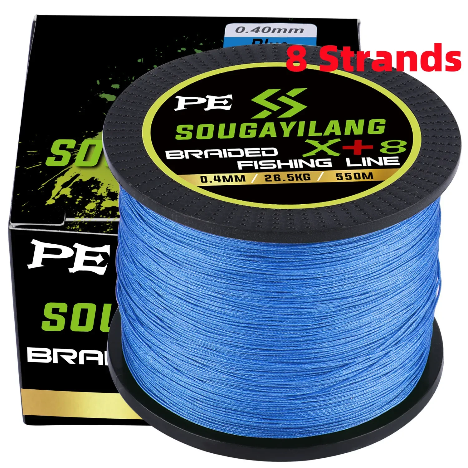 8 strand Blue