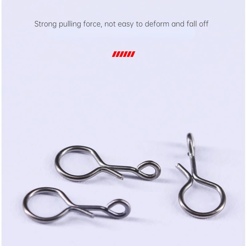 Mosodo-broche de pesca con mosca, cambio rápido para reemplazo de gancho, anillo conector, Pin de cebo, accesorios de pesca con mosca - imagen 5