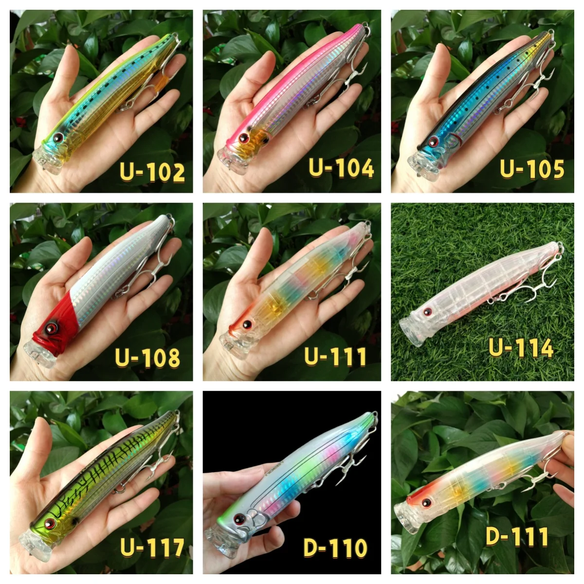 NOEBY Feed Popper 15 cm 54 g – Señuelo flotante para grandes peces - imagen 2