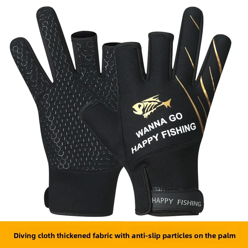 Guantes de pesca anticorte de tres dedos – Invierno - imagen 4