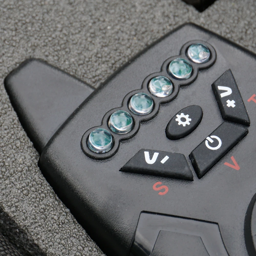 Hirisi-Juego de alarma de pesca de carpa, resistente al agua, alarma de mordedura inalámbrica, 1 + 3 juegos, indicador de mordedura de Control, accesorios de pesca S9 - imagen 5