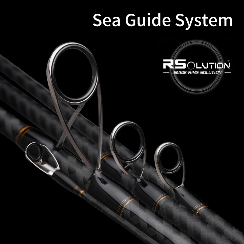 PURELURE SEABED 12 pies 3,0 m 3,3 m 3,6 m ML MH caña giratoria para lubina caña de pescar de lanzamiento largo de alto carbono en carrete giratorio más - imagen 3