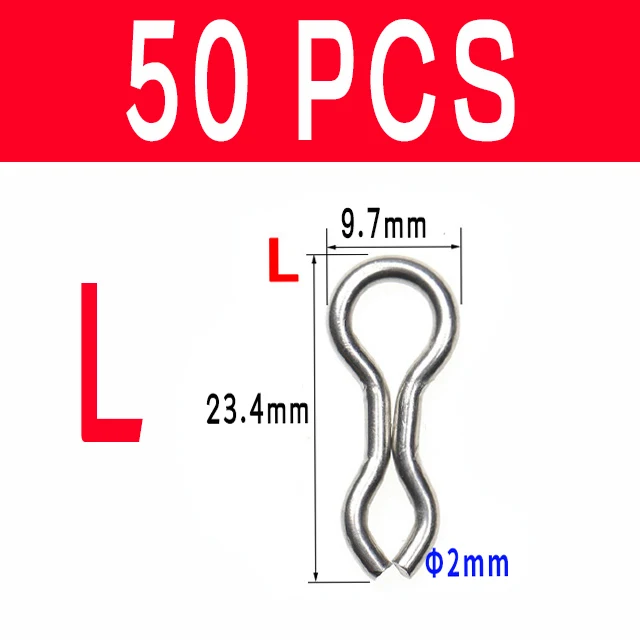 50pcs Steel L