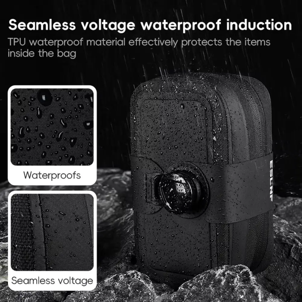 Waterdichte mountainbike zadeltas grote capaciteit 360° °   Roterende gesp Regendichte fietstas Verstelbaar draagbaar - imagen 2