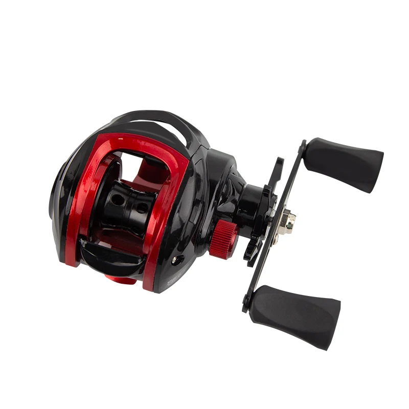 Carrete Baitcasting con relación de engranaje 6,4:1 con 2+1 rodamientos de bolas: rendimiento suave para pesca en agua dulce - imagen 4