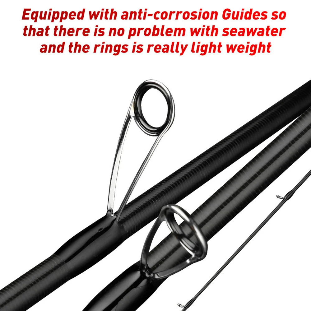 Barra de pesca de cebo de calamar, caña giratoria de 832 M/ML, Pe 0,4-1,0, tamaño de calamar #2-4, peso ligero, 95g, 100g, 40T - imagen 3