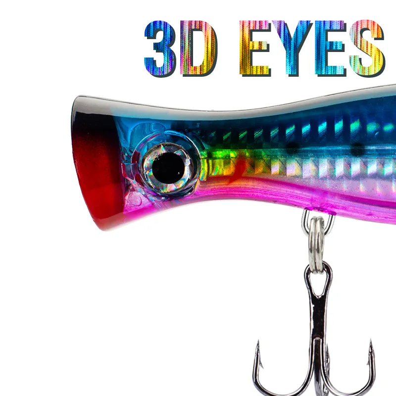 Señuelos de 12 cm/43 g, señuelos artificiales, señuelos de peces que atraen cuentas, señuelos duros, señuelos de peces que atraen cuentas, adecuados tanto para principiantes - imagen 3