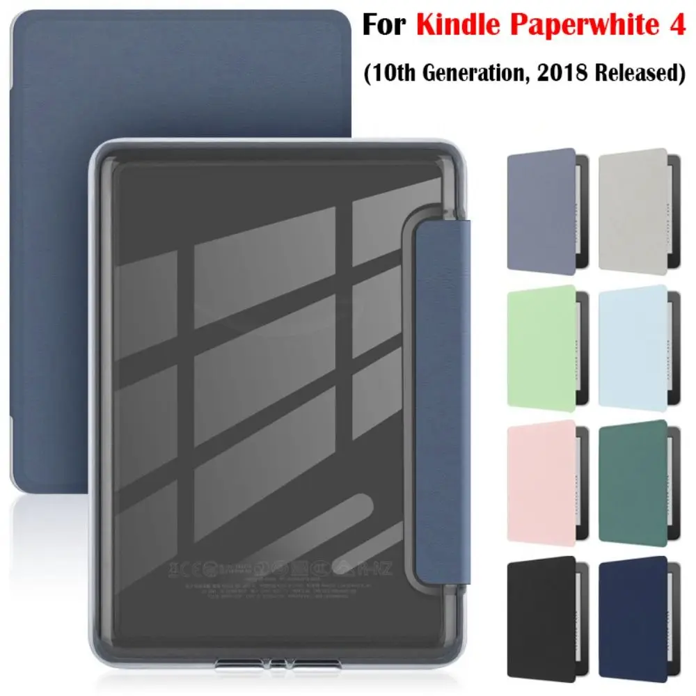 Auto Wake/Sleep Funda para lector electrónico de 6 pulgadas resistente al desgaste carcasa protectora antiarañazos para Kindle Paperwhite 4 10. a generación 2018