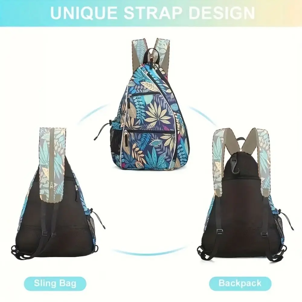 Mochila Pickleball Deportiva Colorida y Ajustable para Raquetas - imagen 3