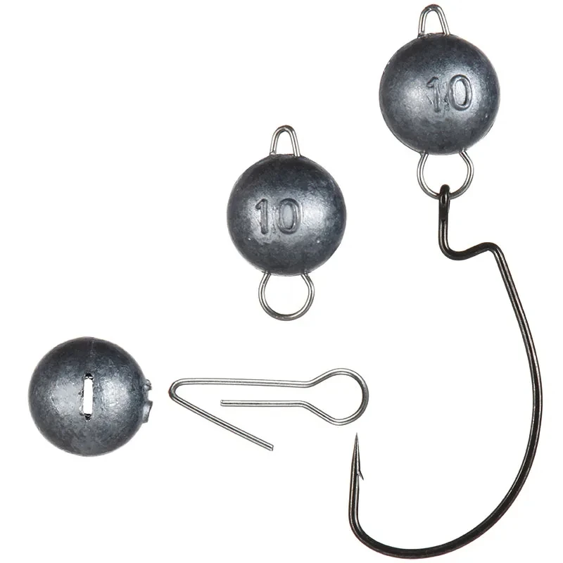 WALK FISH 5 uds pesas 2g-21g pesca plomo Jig Head plomo gancho Jig Head plomo agua profunda bala señuelo suave accesorios de pesca - imagen 4