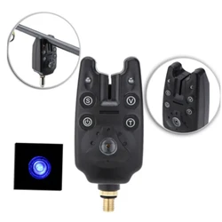 DEUKIO 2 LED resistente al agua tono ajustable sensibilidad de volumen alerta de sonido alarma de mordedura de pesca para accesorios de caña de pescar