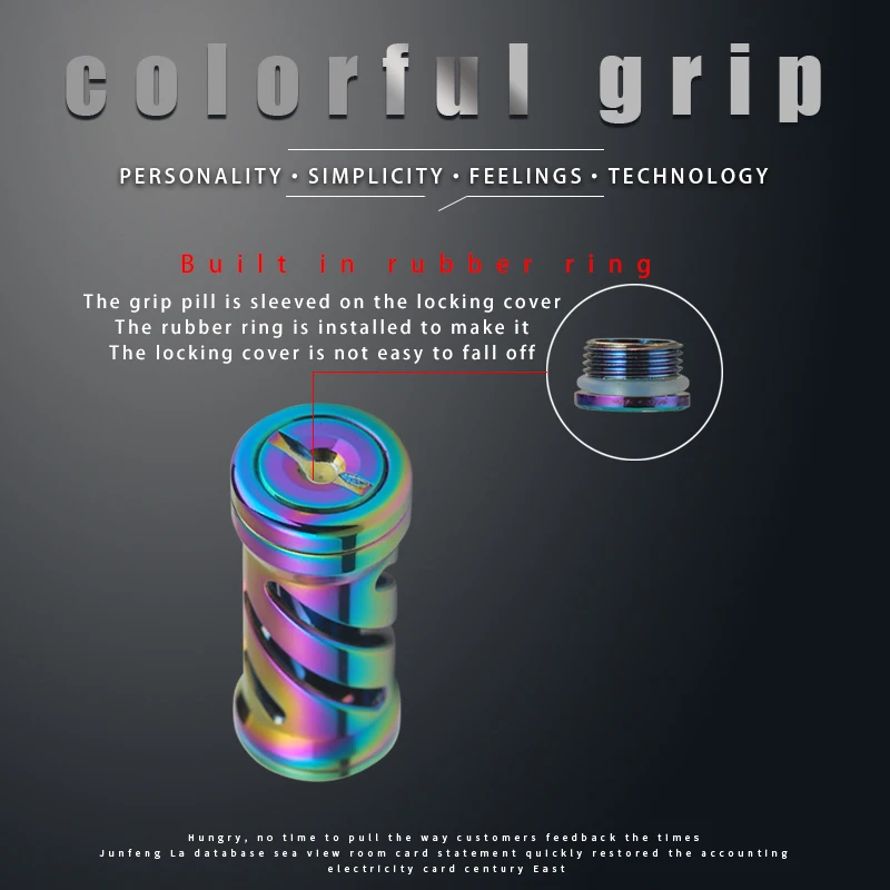 Perilla de mango de carrete de pesca de Metal, carpa lagarto, pinza única colorida, accesorios de pesca como malla para peces - imagen 4