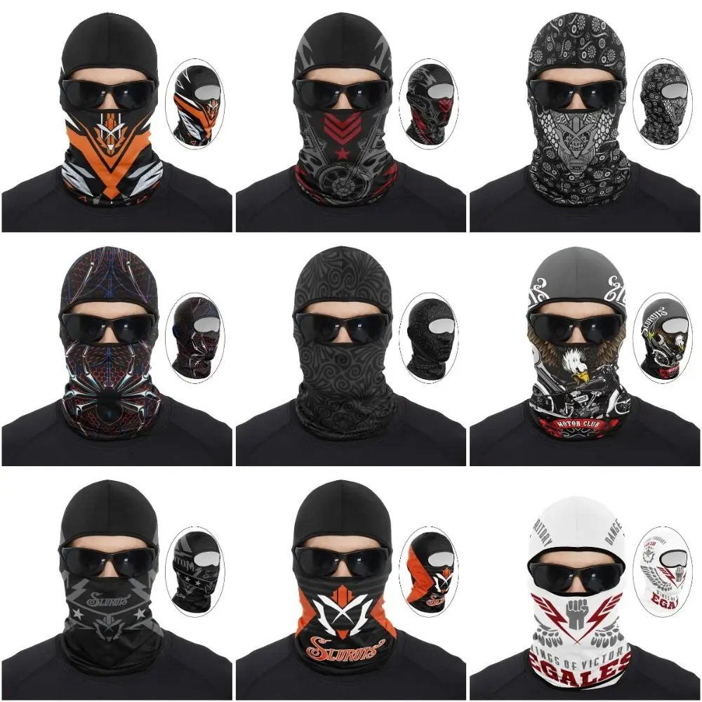Divertido mono boca cráneo motocicleta pasamontañas transpirable ligero ciclismo máscara facial completa secado rápido portátil montar sombreros - imagen 2