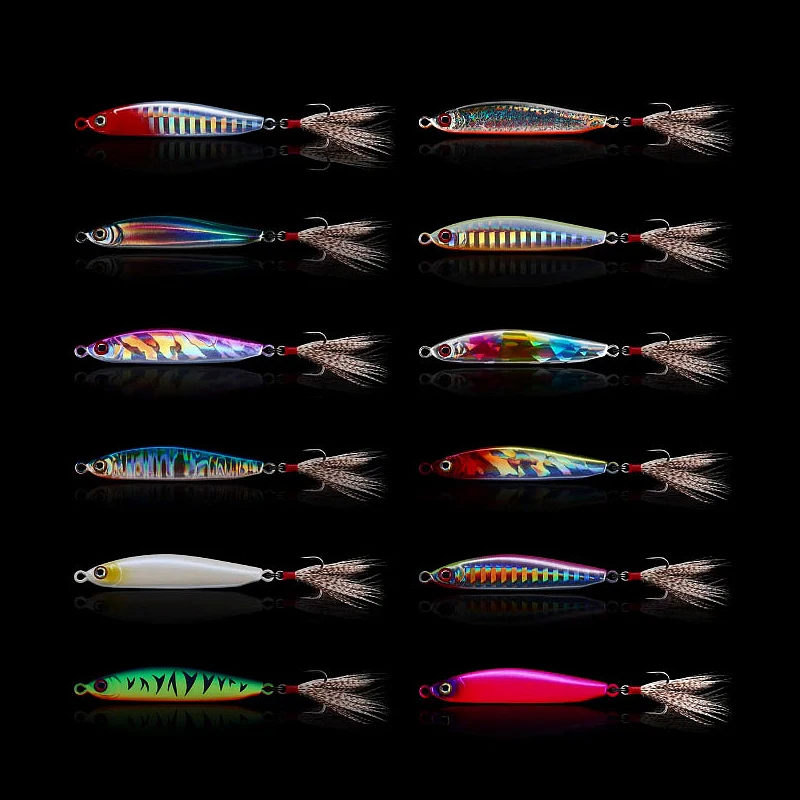 Bowan MAX-señuelo de pesca de tiro largo, cebo Artificial de lubina, 8g/12g/17g/21g, 3 piezas, nuevo - imagen 5