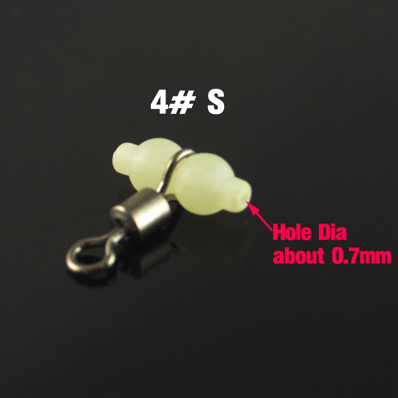 MNFT Giratorios de pesca 3 vias luminosos - Conector y gancho tamano L - imagen 4