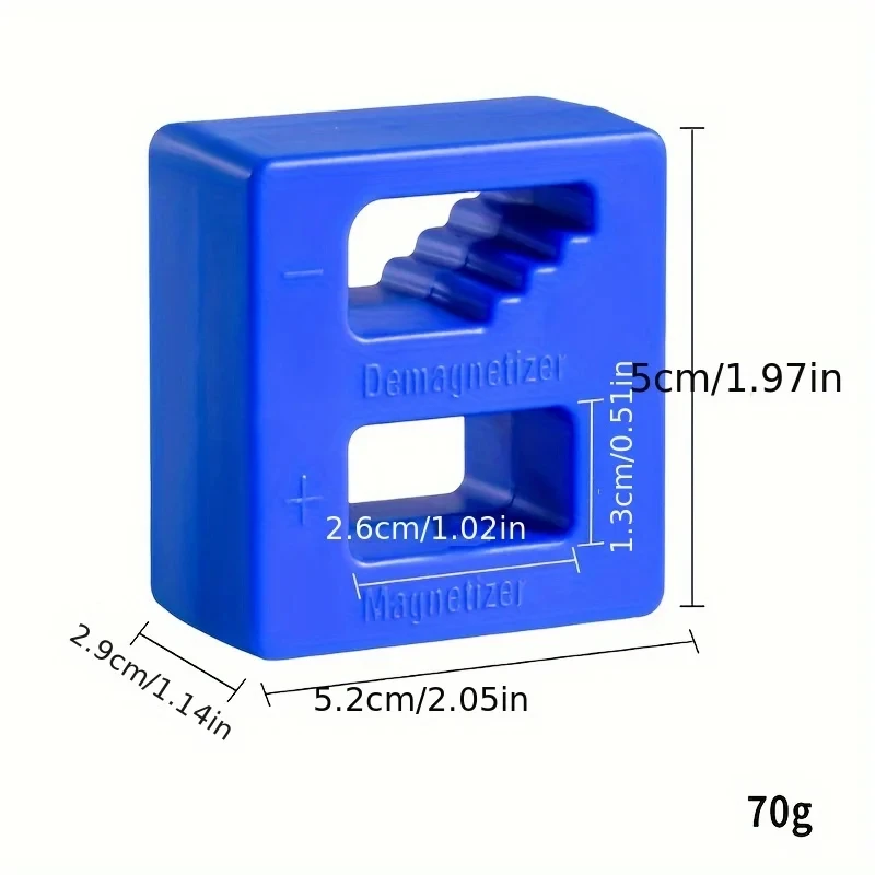 Destornillador magnético azul para desmagnetizar anzuelos de pesca - imagen 2