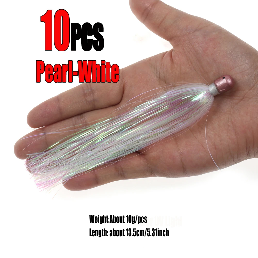 10pcs Pearl-white