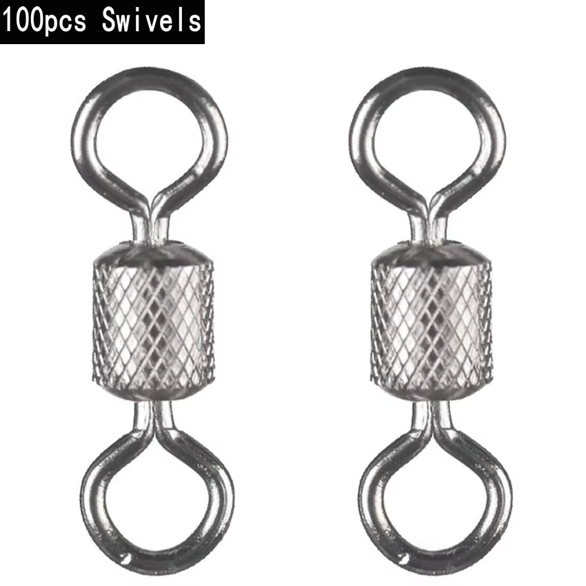 Swivel con rodamiento de bola y anillas snap para carpfishing - imagen 2