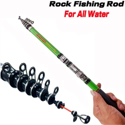 Caña telescópica de carbono surfcasting roca – Sensibilidad máxima