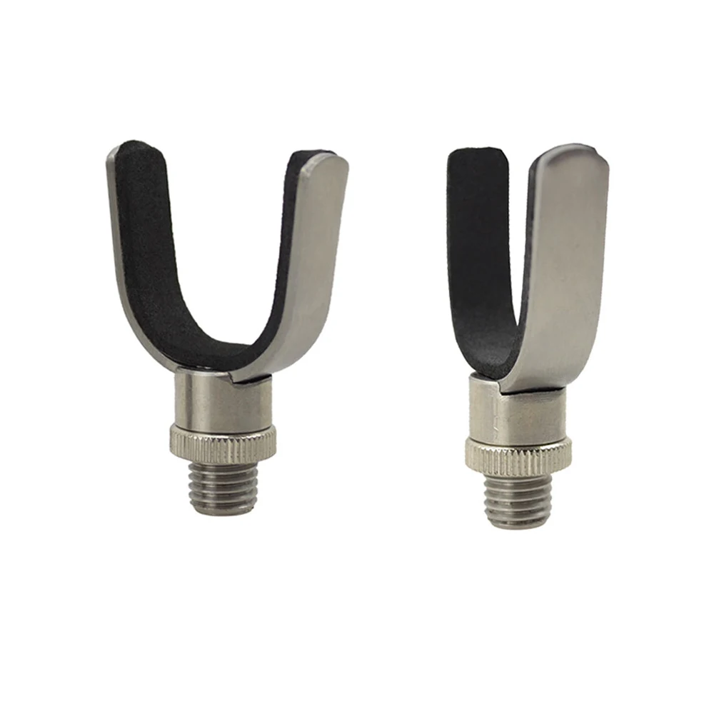 4 soportes de caña de pescar de acero inoxidable para carpa, barra de zumbido, herramientas de aparejos de pesca - imagen 4