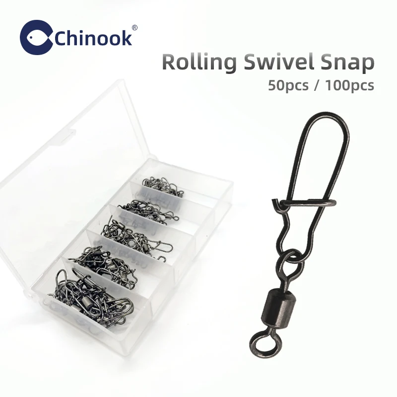 Giratorios Chinook con Rodamiento de Bolas para Línea y Señuelos