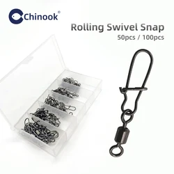 Giratorios Chinook con Rodamiento de Bolas para Línea y Señuelos