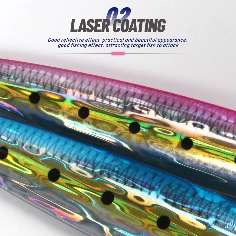 Cuchara Vertical Artificial con estampado 3D, cebo giratorio para carpa, artículos de pesca de mar, Jigpara de hundimiento rápido de Metal, 60g-200g - imagen 5