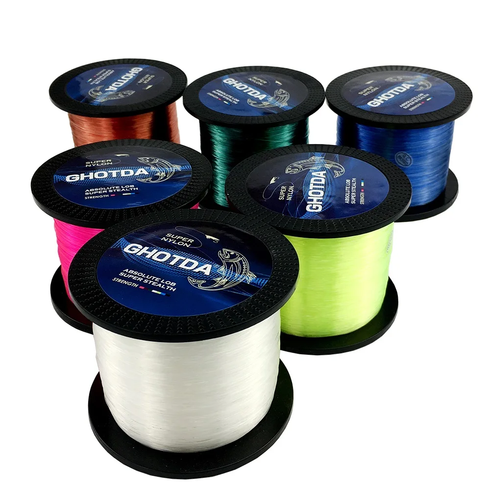 GHOTDA-Hilo de pescar de nailon japonés, monofilamento, para pesca de carpa, Mosca, hielo, 1000M - imagen 3