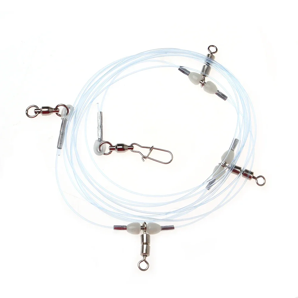 Ellllv-plataforma de pesca de aguas profundas, 150/198LB, posición de 3 ganchos, 1mm/1,2mm, línea Mono de nailon, rodamiento fuerte, equipo de pesca de gran juego - imagen 5