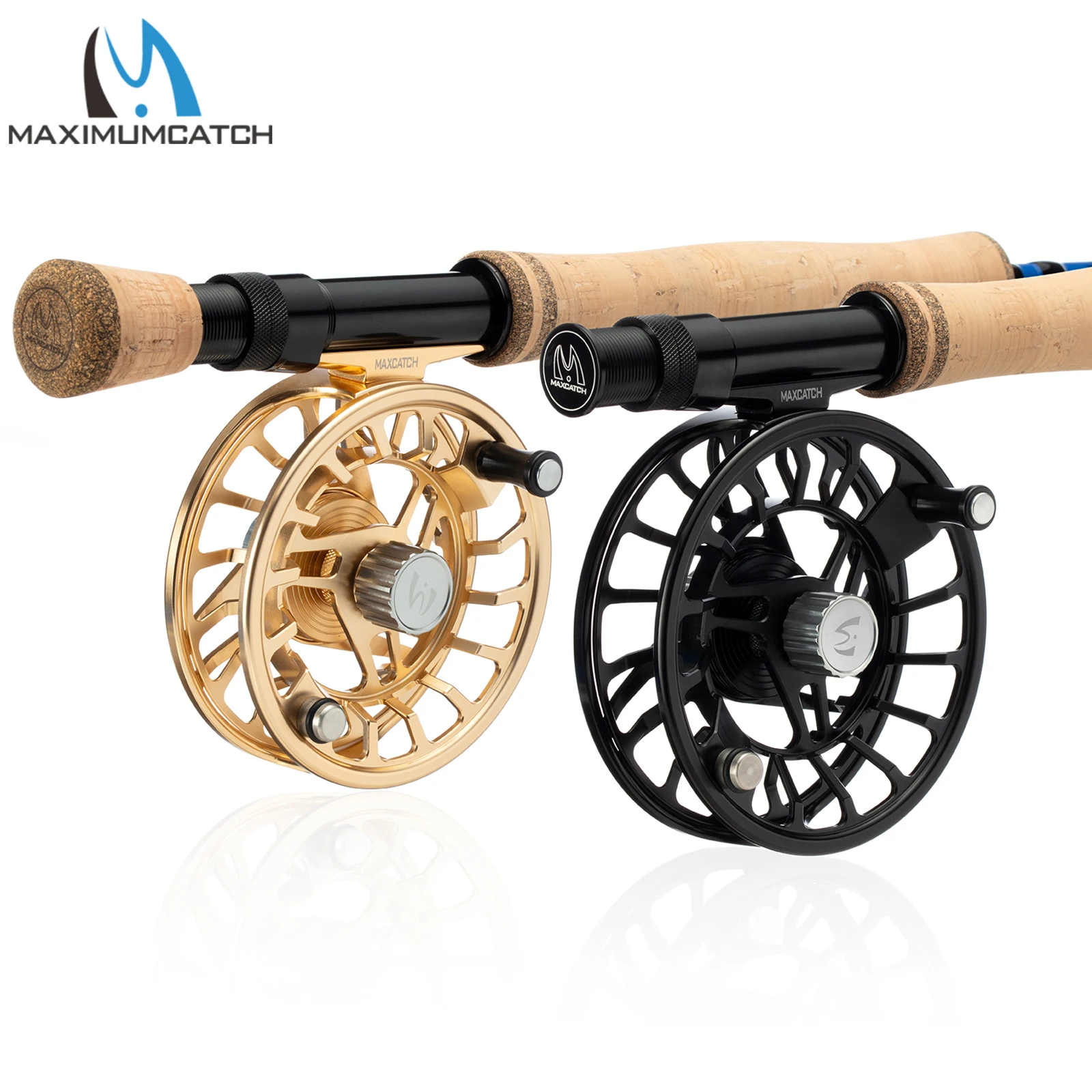 Caña de pescar con mosca Maxcatch Extreme-X con sección de punta adicional, acción rápida, tubo de transporte incluido, 8,4 pies/8,5 pies/9 pies/3-8 WT - imagen 3