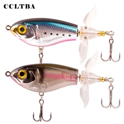 CCLTBA Popper 8 cm – Señuelo surface con cola giratoria