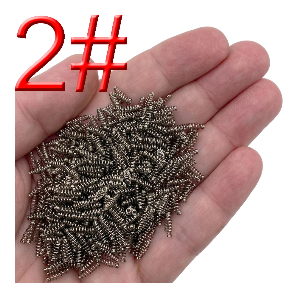 50 unids/lote anzuelo de pesca anzuelo de carpa con resorte giratorio de púas gancho de explosión de un solo círculo accesorios aparejos de pesca - imagen 5