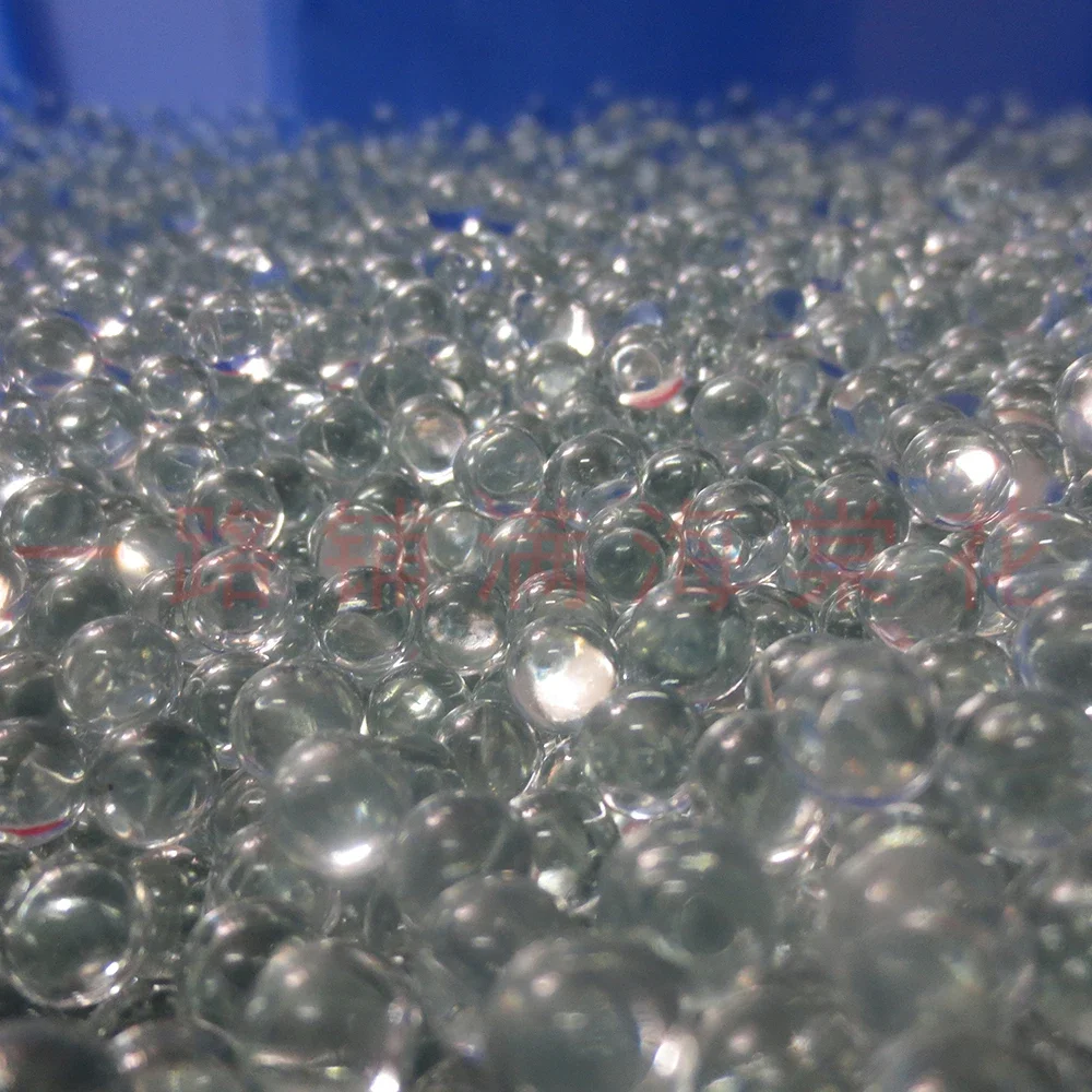 Bola de cristal transparente para decoración de Acuario, cuentas de vidrio sólido de 6,9mm para decoración de jardinería, bolas de cristal de 6,9mm - imagen 5