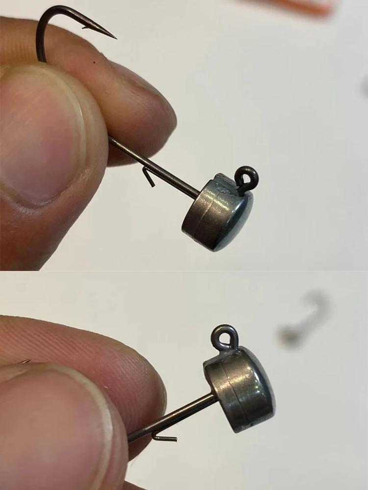 LSXR-gancho de acero de tungsteno puro 97%, percha negra afilada, alta densidad, tacto, 9174 - imagen 3