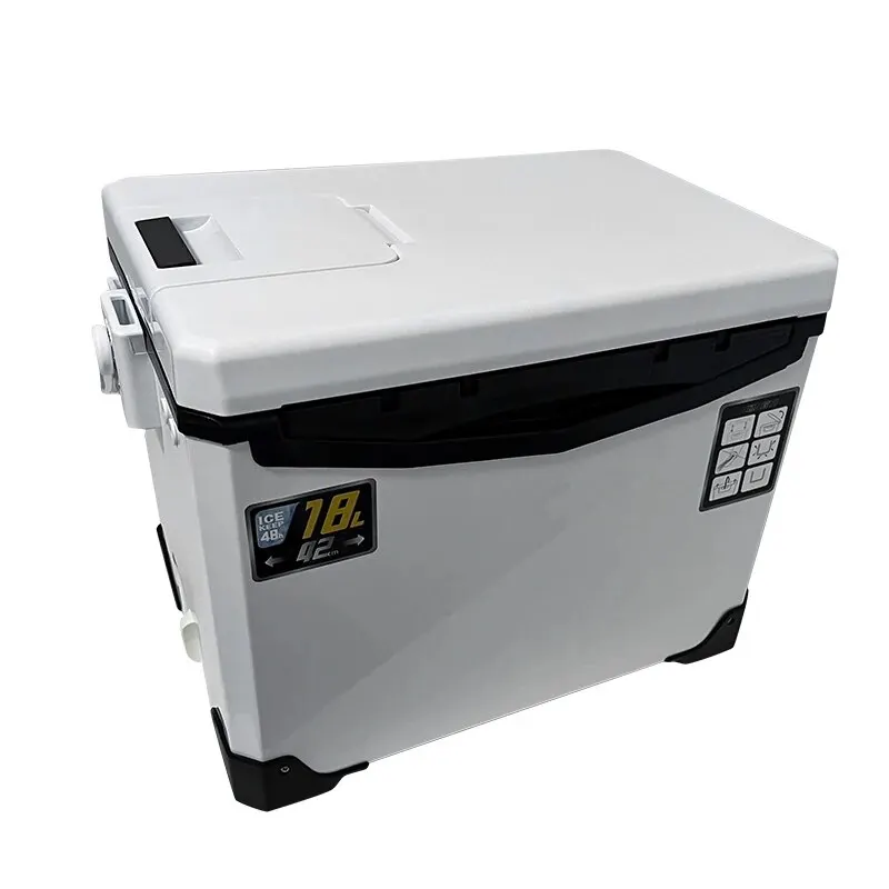 Caja enfriadora de pesca, caja de aparejos para tanque al aire libre, herramientas de almacenamiento de peces, mar, con agujeros de aire portátiles, 10L, 18L, 22L, 32L, 48L - imagen 5