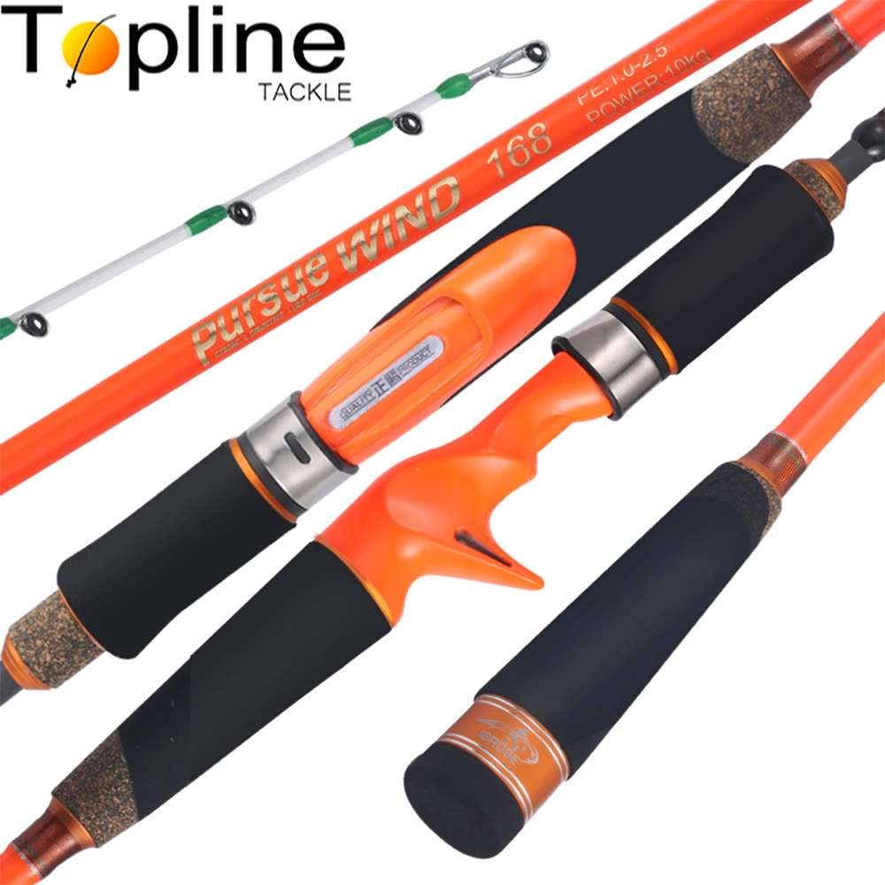 Caña de fundición de pulpo con punta de titanio – Carbono 20-150g