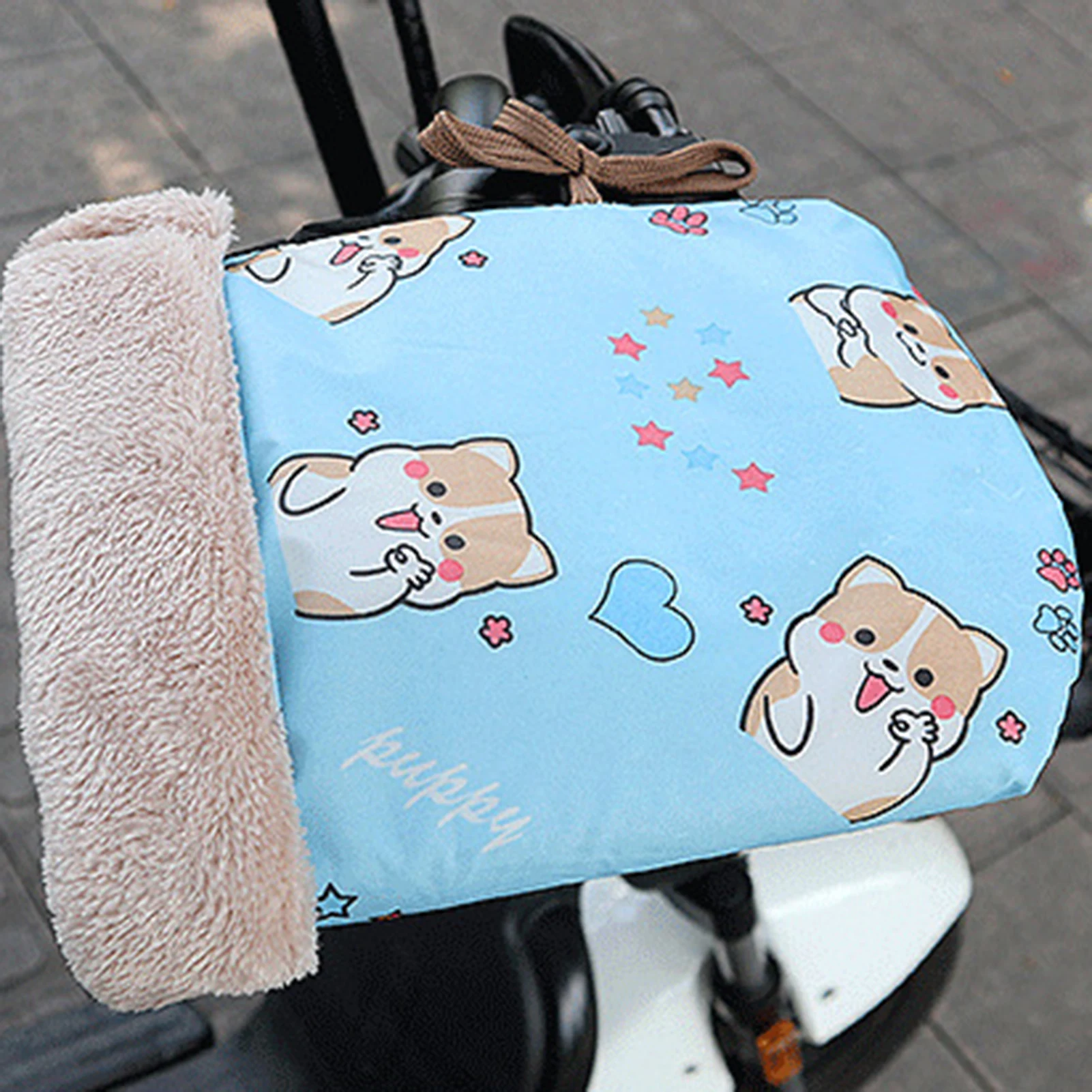 Guantes impermeables para manillar de motocicleta, guantes cálidos a prueba de viento para ciclismo al aire libre, para motocicleta, Scooter, bicicleta de montaña y carretera - imagen 4