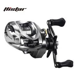 Carrete baitcasting Histar X6 Ratio 7.2:1 aluminio