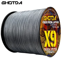 GHOTDA Línea Trenzada 12 hebras 20-120LB Superfuerte