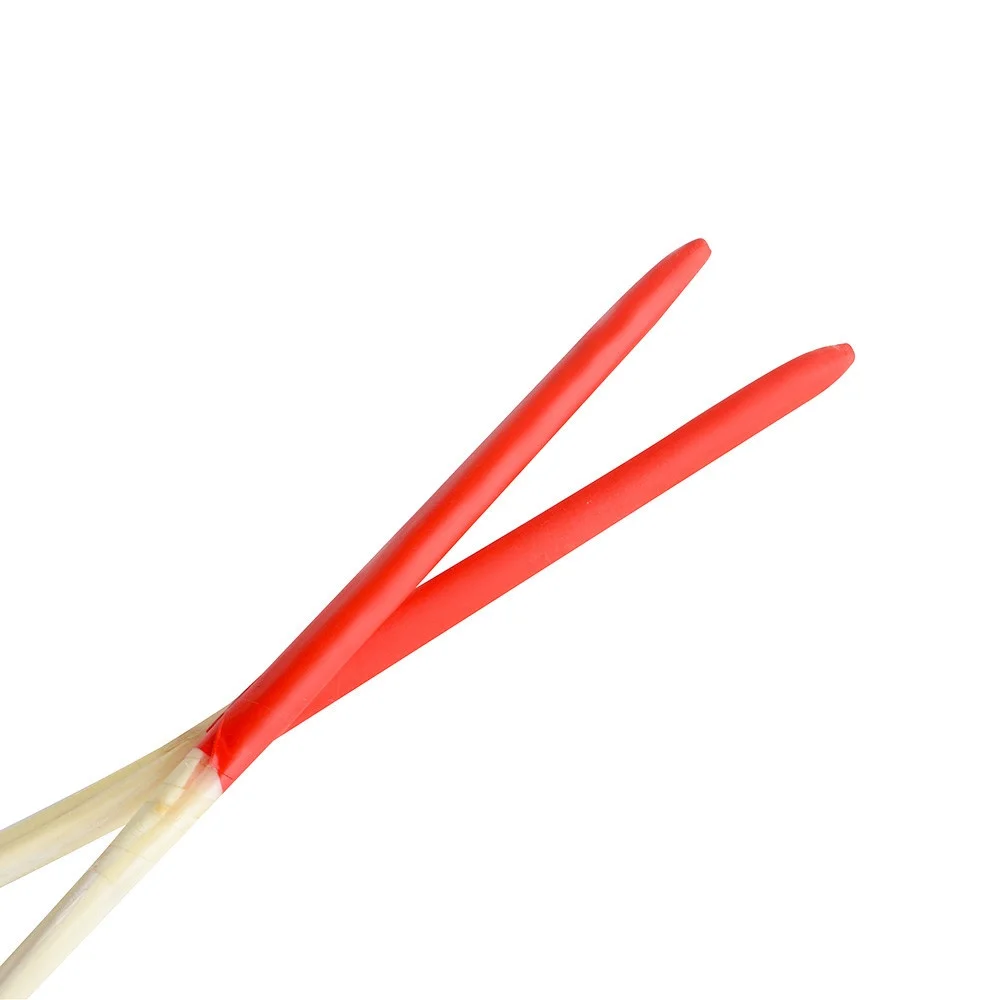 NGB 10 unids/set 2 colores flotador de plumas de pavo real flotador de pesca flotador de plumas tipo cola dura tubos de vástago flotante Kits Accesorios - imagen 3