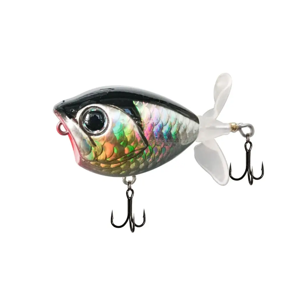 Warbler Popper Topwater con cola giratoria y hélice - imagen 4