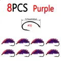 8pcs Purple