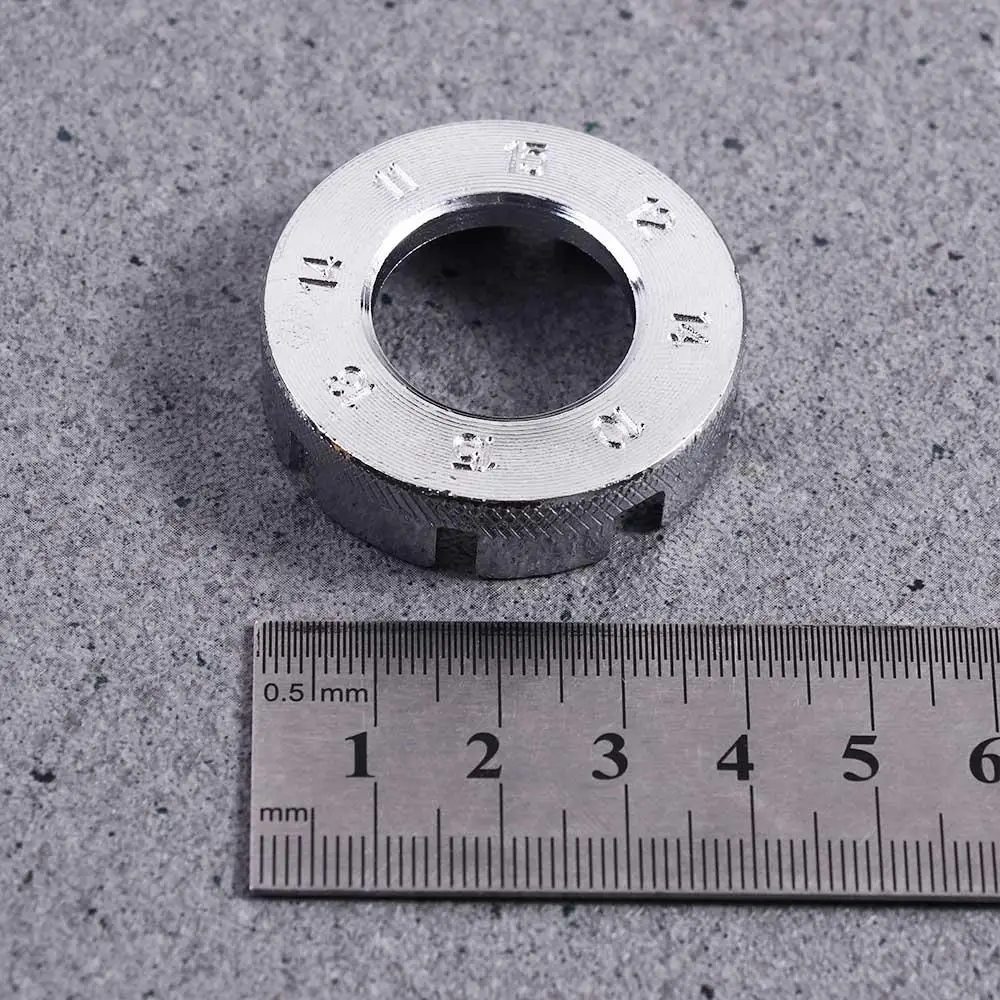 Herramienta de reparación de bicicletas de acero, llave de radios de bicicleta, llave de llanta de rueda, llave de ciclismo, boquilla de radios de 8 vías - imagen 4