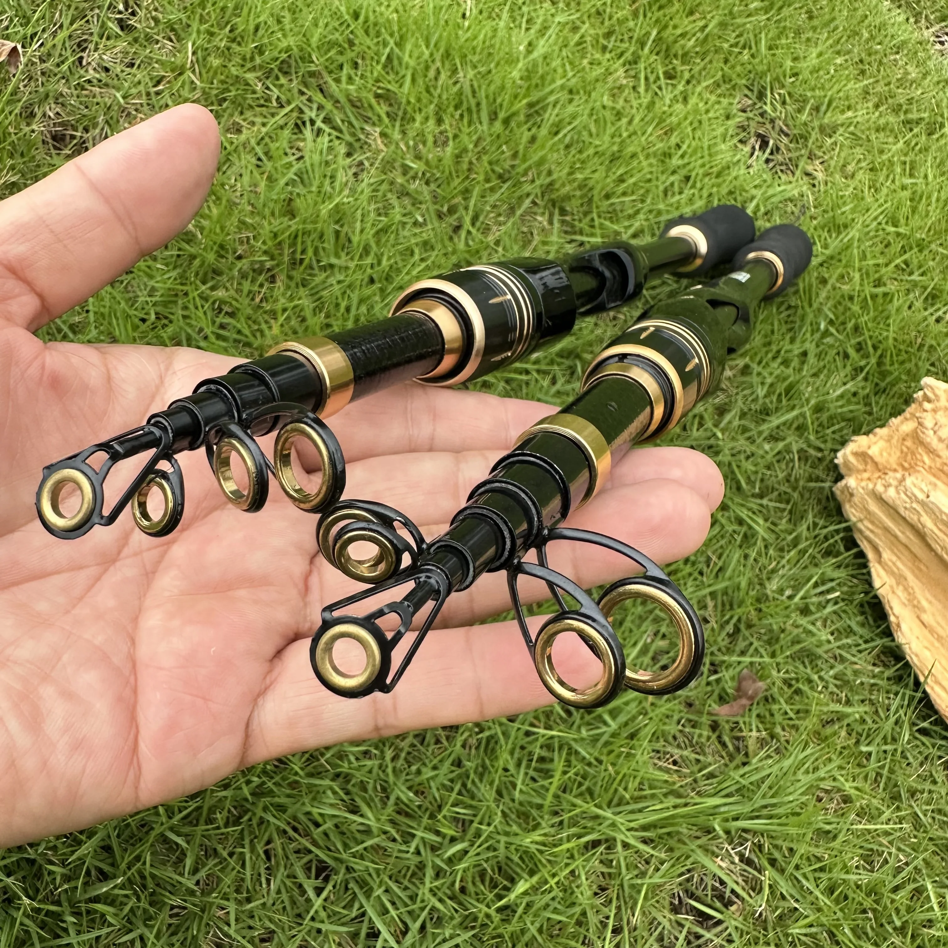 Caña surf viaje portátil – Anillos cerámica para iniciación - imagen 3