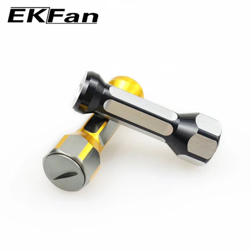 Perilla de aluminio EKFan para manivela carrete baitcasting spinning