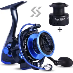 Sougayilang Carreté Spinning 13+1 – Aluminum 8KG para Carpa